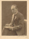 Portrait de Jean Boucher assis, écrivant