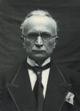 Portrait de face de Jean Boucher, dédicacé