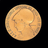 Médaille souvenir de la nomination de Jean Boucher à l’Académie des Beaux-Arts