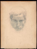 Portrait au crayon d’un jeune garçon