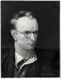 Portrait de Jean Boucher par F.Perrault-Harry, réalisé en peinture